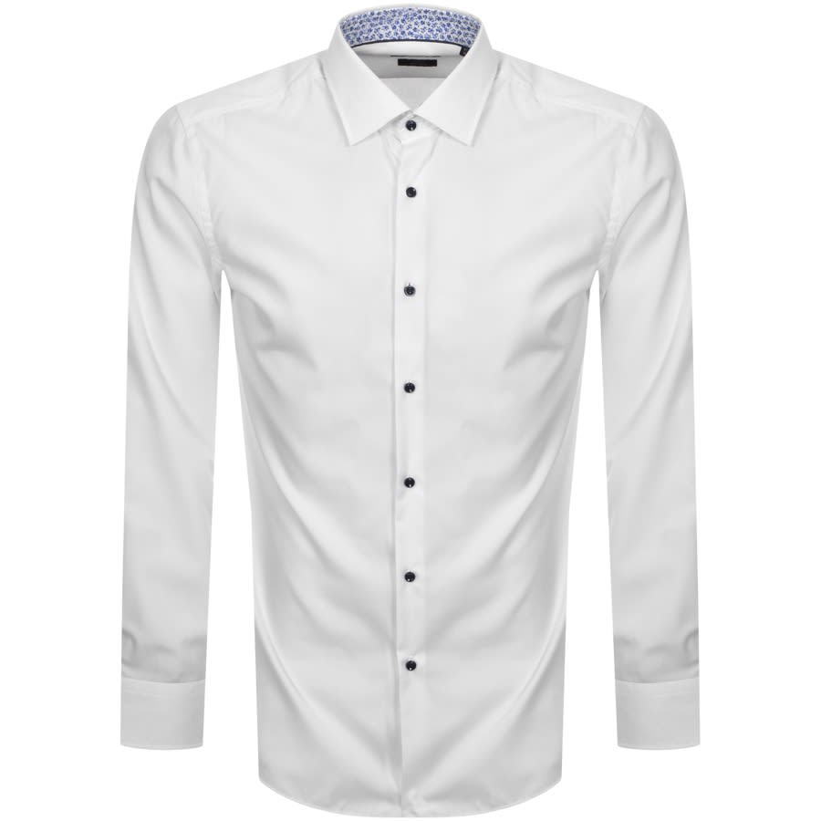 Alternative Image for ProductBOSS Jorax Slim Fit Long Sleeve Shirt White1